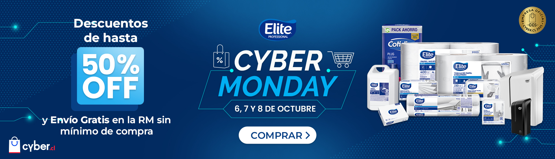 Hasta 50% OFF Cyber Monday 2025 Elite Professional