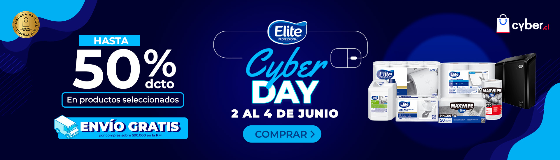 Hasta 50% OFF Cyber Day 2025 Elite Professional